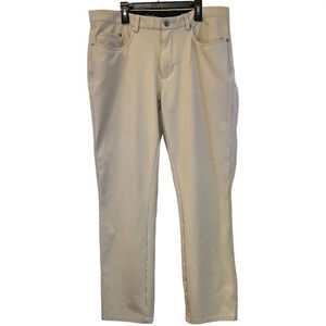 Greg Norman  Mens Size 34X30 Khaki Office Wear/Performance Pants